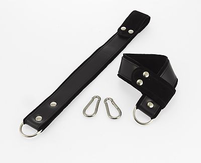 Handschlaufen Leder schwarz