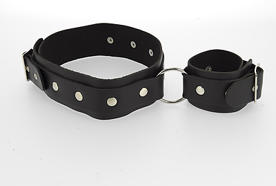 Hand-/Beinfessel Leder schwarz