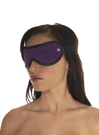 Augenmaske Velours lila