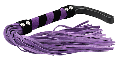 Peitsche Velours lila 