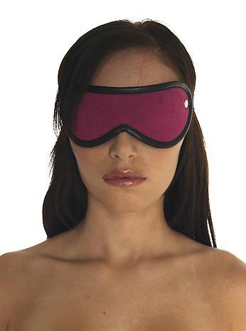 Augenmaske Velours rosa