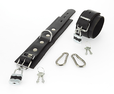 Fußfesseln Leder mit Schloß