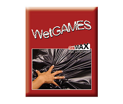 JOYDIVISION SexMAX Wetgames Laken 180x220cm schwarz