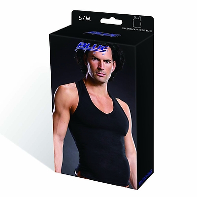 BLUE LINE Performance Microfiber V-Neck Tank S/M