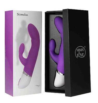 MINDS OF LOVE Stimulus Dual Vibrator purple