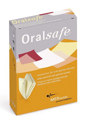 MEDintim ORALsafe Latex-Tücher Vanille