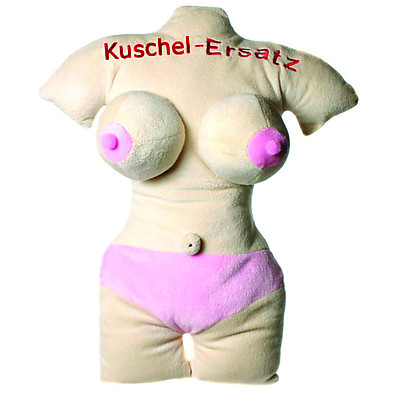 Kissen Frauentorso Kuschel-Ersatz Plüsch 45cm