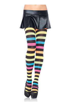 Rainbow Acrylic Tights