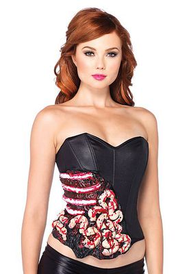 Blood And Guts Corset With Support Boning