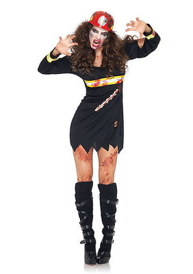 Bloody Tattered Dress With Back Ax.