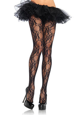 Floral Lace Pantyhose