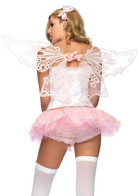 Glitter Eyelet Fairy Wings