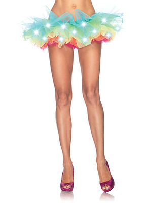 Led Light Up Rainbow Neon Tutu