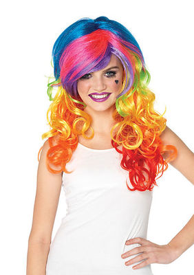 Rainbow Rocker Multi-Color Wig