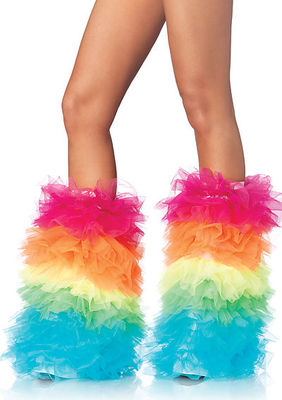 Rainbow Tutu Leg Warmers