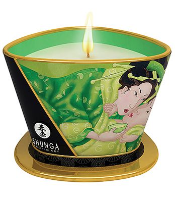 SHUNGA Massage Kerze Zeder/Grüner Tee 170ml
