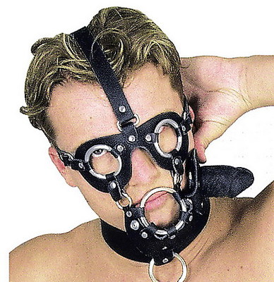 Harness für Gesicht mit Ringen Ledapol 