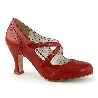 Mary Jane Pumps FLAPPER-35 rot