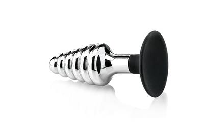 Butt Plug with Removable Black Silicone Base