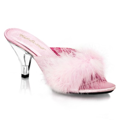 Kitten Heel Pantolette BELLE-301F pink
