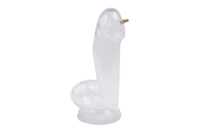 Realistischer Peniszylinder XL, glasklar