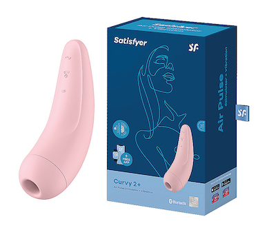 Curvy 2+ pink Air Puls und Vibrator