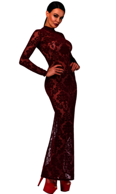 Kink Royal Langes Abendkleid