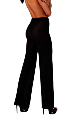Onyx Sheer Palazzo Hose