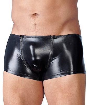 Wetlook Heren Boxer pobetonend L