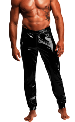 VOLTAGE PVC LONG PANTS Lackhose