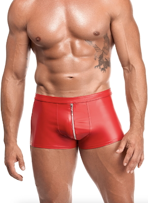 IGNITE SHORTS aus rotem Wetlook