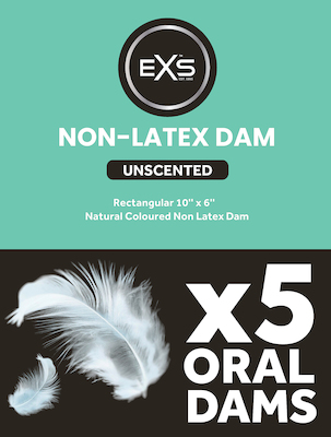 Oral Dams Non-Latex Kondome latexfrei 5 Stück