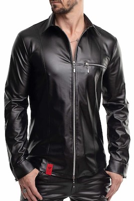 Wetlook Jacke mit Reißverschluss