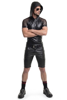 Wetlook T-Shirt mit Kaputze