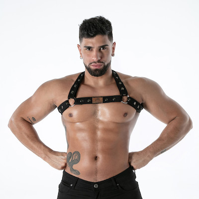 Denim Harness schwarz