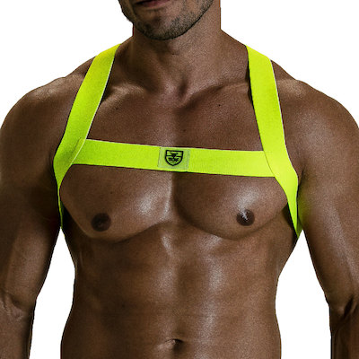 Elastischer Harness Neon Gelb