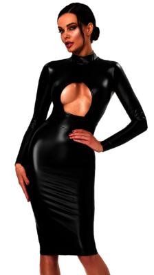 Dark Affair Midi Kleid