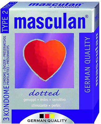 MASCULAN Dotted 3 St.