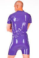 Latex-Hot-Pants für Herren