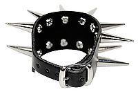 Lederarmband - 2 R. 3 cm Conenieten - Schrauben