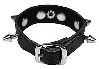 Lederarmband / 1 R. Killernieten mit Ring