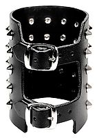 Lederarmband / 5 R. Spitznieten