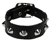 Lederarmband / 1 R. Spitznieten