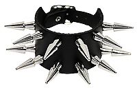 Lederarmband / 2 R. 2,5 Cm Conenieten