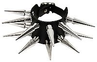 Lederarmband / 2 R. 4,5 Cm Conenieten