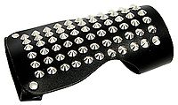 Lederarmband / 6 R. Spitznieten