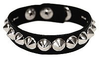 Kunstlederarmband / 1 R. Spitznieten