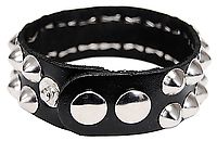 Kunstlederarmband / 2 R. Spitznieten