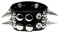 Kunstlederarmband / Killer & Spitznieten