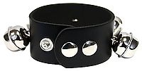 Kunstlederarmband / Glocken
